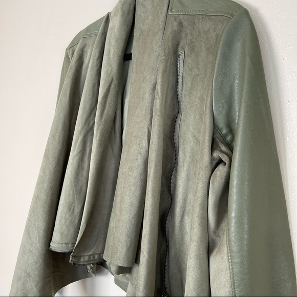 Blank NYC olive green jacket womens size large - Picture 5 of 10